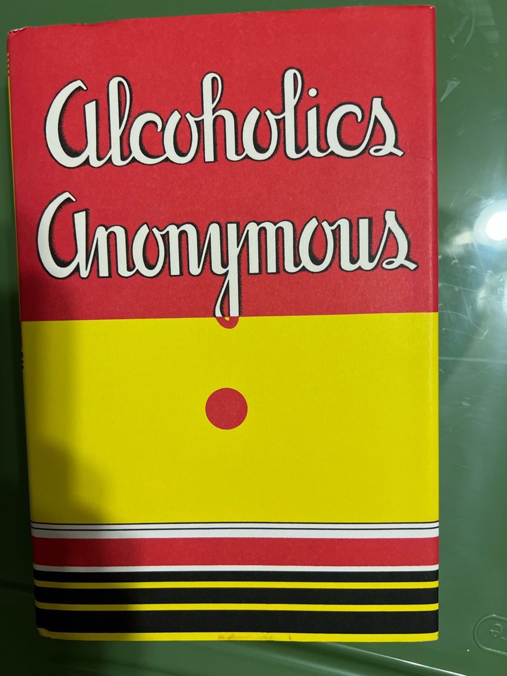 Alcoholics Anonymous recovery book